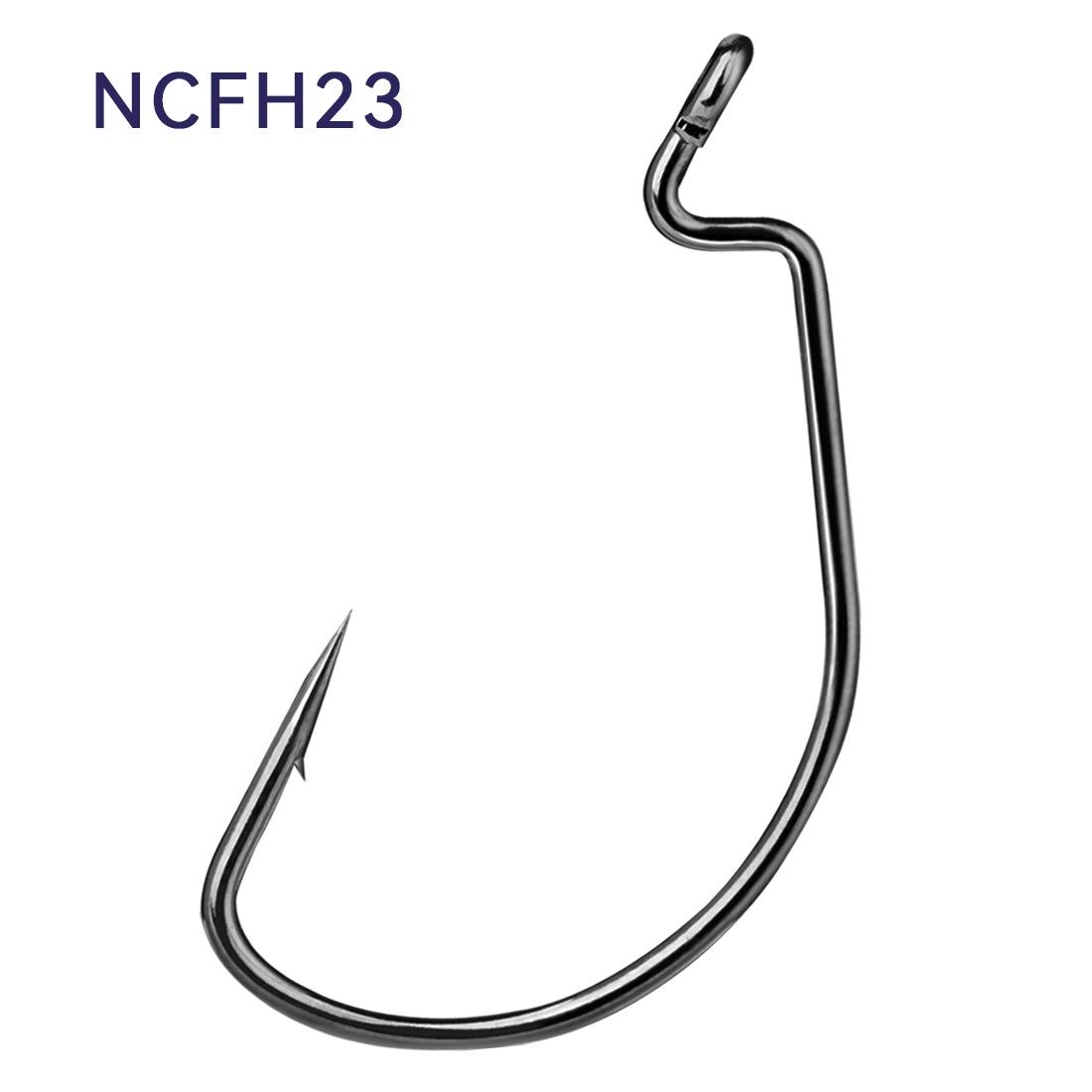 

Улучшенный Крючок с Широким Зевом - Высокоуглеродистая Сталь, Устойчивый к Коррозии Крючок для Мягкой Приманки Техасской Оснастки с Колечком. 5/0# Length 56.6mm [25 pcs]