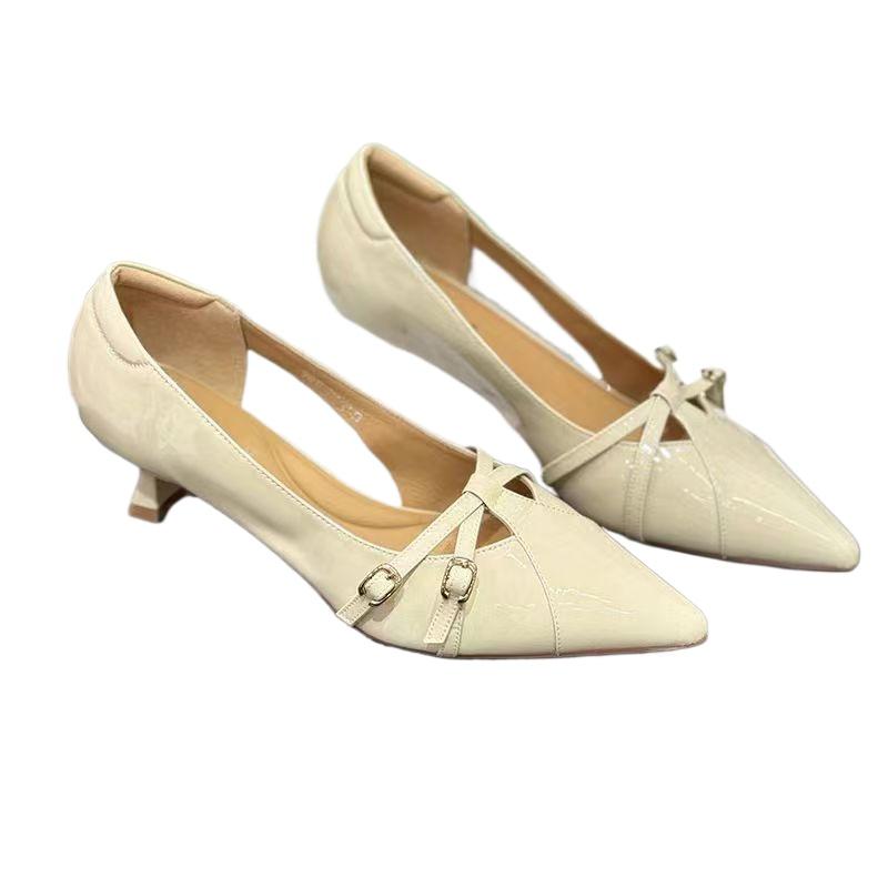 Women Pointed Toe Heeled Shoes Sexy Dress Party Sandals New Designer 2025 Summer Shoes Brand Elegant Woman Pumps Zapatos Mujer