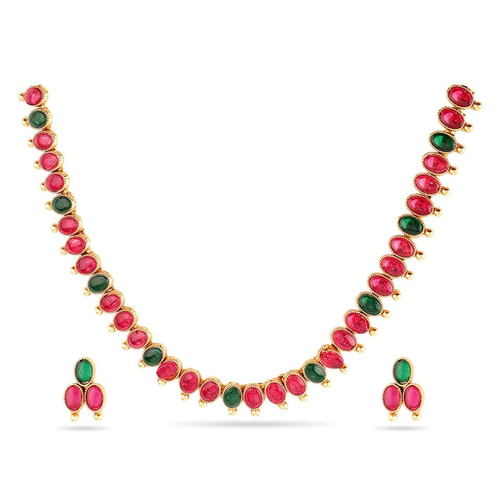 Necklace Set Traditional Stylish Jewellery Gift for Women & Girls
