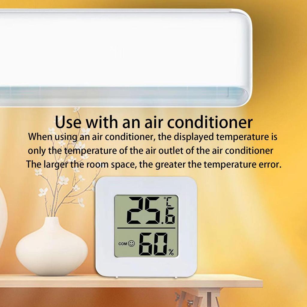 Indoor Humidity Meter Mini Accurate Room Thermometer Indoor Hygrometer Humidity Gauge Air Comfort Indicator Thermometer for Room