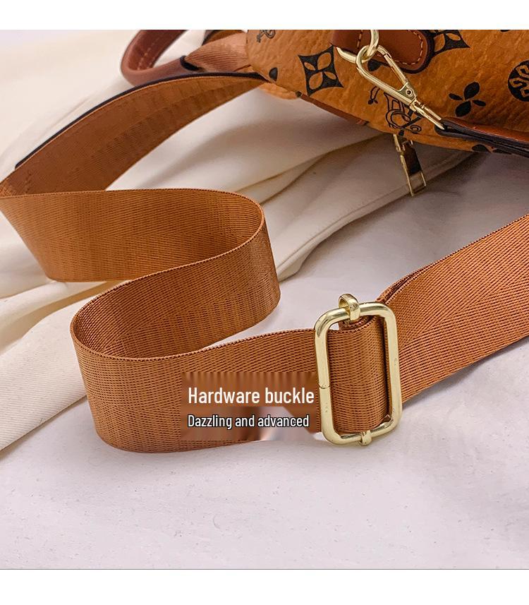 Dámský batoh s retro potiskem: Stylový, Velkokapacitní, Třícestný Módní pro Cestování a Výlety