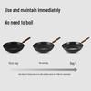 Chuda Huang 28cm Ceramic Carbon Steel Frying Pan with Lid