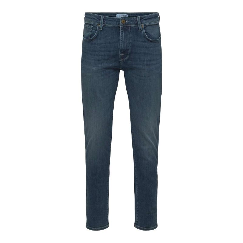 

Голубые джинсы облегающего кроя из органического хлопка leon Homme SELECTED