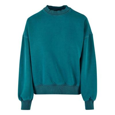 Urban Classics Damen Steingewaschener Rundhals Oversized Hoodie