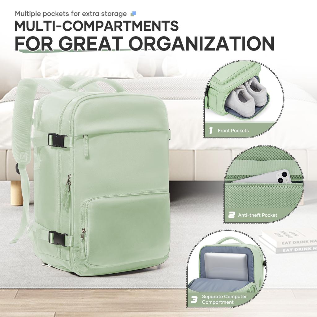 Large Capacity Vacuum Travel Backpack Men Women Flight  Travel Bag, Luggage Bag, Foldable Hiking Daily Backpack, Laptop Backpack