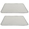 2Pcs Dog Pee Pad Water Absorbent Reusable Pet Training Pad Washable Puppy Bed Floor Mat Diaper Mat Four Seasons Pet Supplies