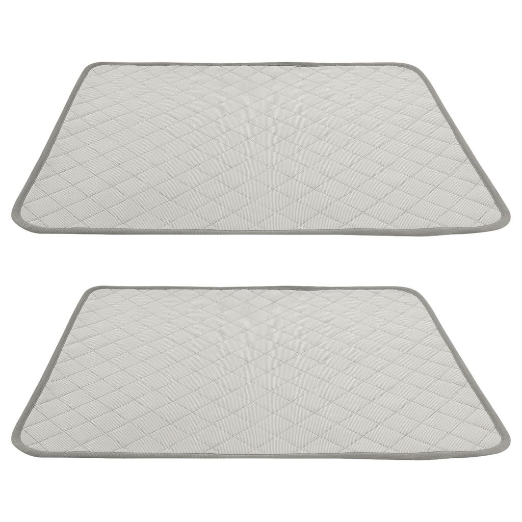 2Pcs Dog Pee Pad Water Absorbent Reusable Pet Training Pad Washable Puppy Bed Floor Mat Diaper Mat Four Seasons Pet Supplies