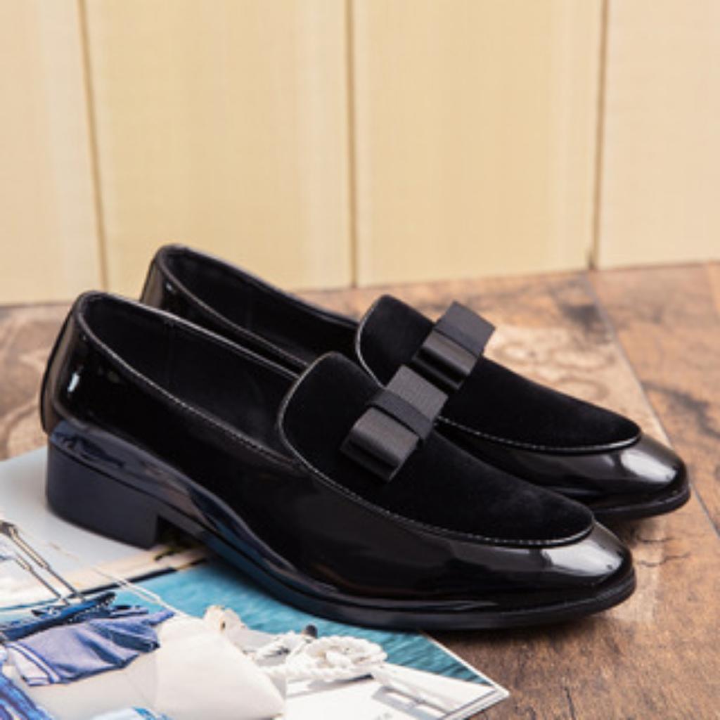 Men's Shoes Autumn British Retro Casual Shoes Versatile Hair Stylist Small Leather Shoes Formal Business Large Size Single Shoes Men