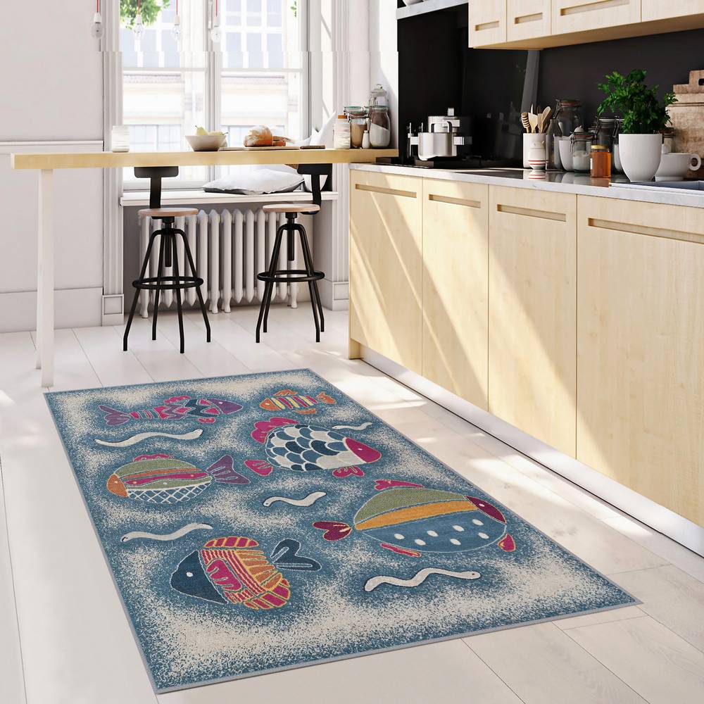 

Mosimoso Home RK057 Ковер с принтом на кухонной подошве в горошек 80x150 cm