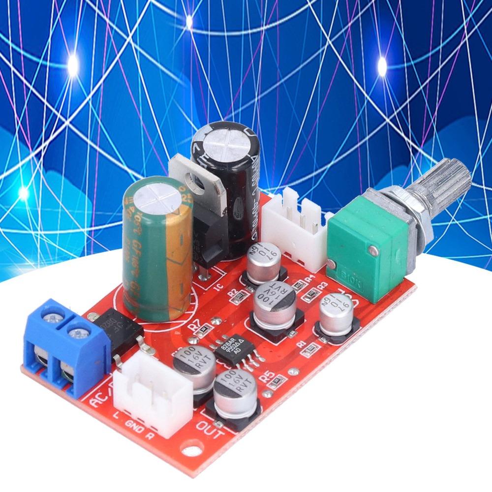 DC9-24V/AC8-16V Vorverstärkerplatine Einzige Stromversorgung Subwoofer-Verstärkerplatine Audiogeräte