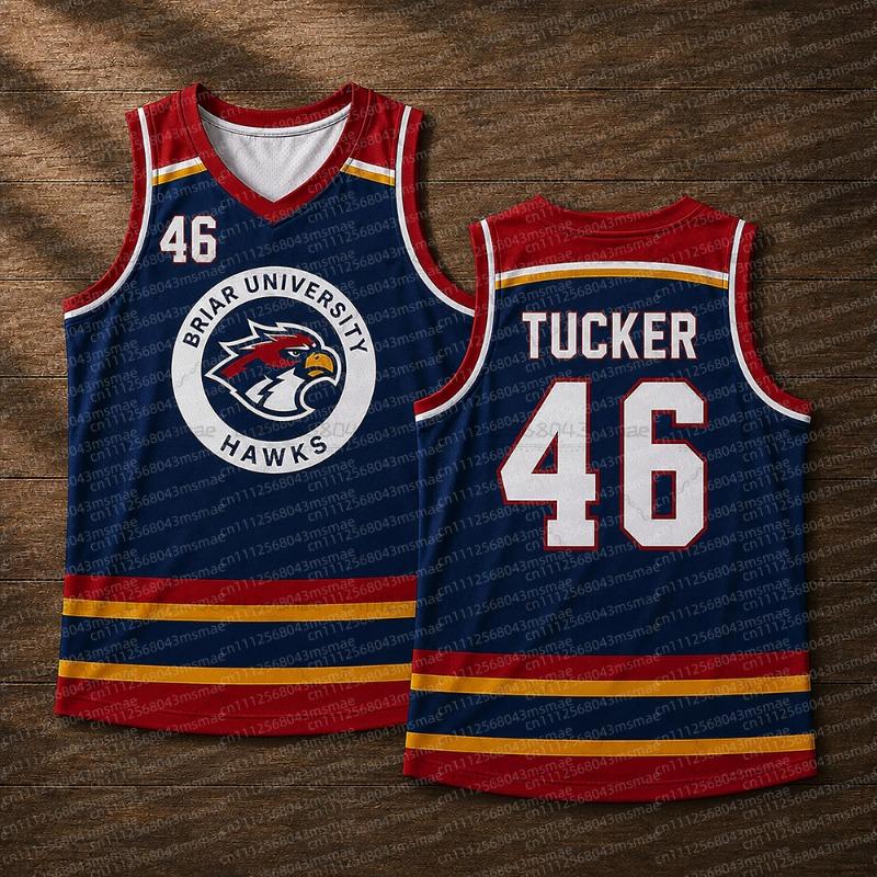 Off Campus Briar University Jersey Graham 44 22 Di Laurentis 66 Tucker Sleeveless Basketball Vest Women Mens Hockey Child Vest