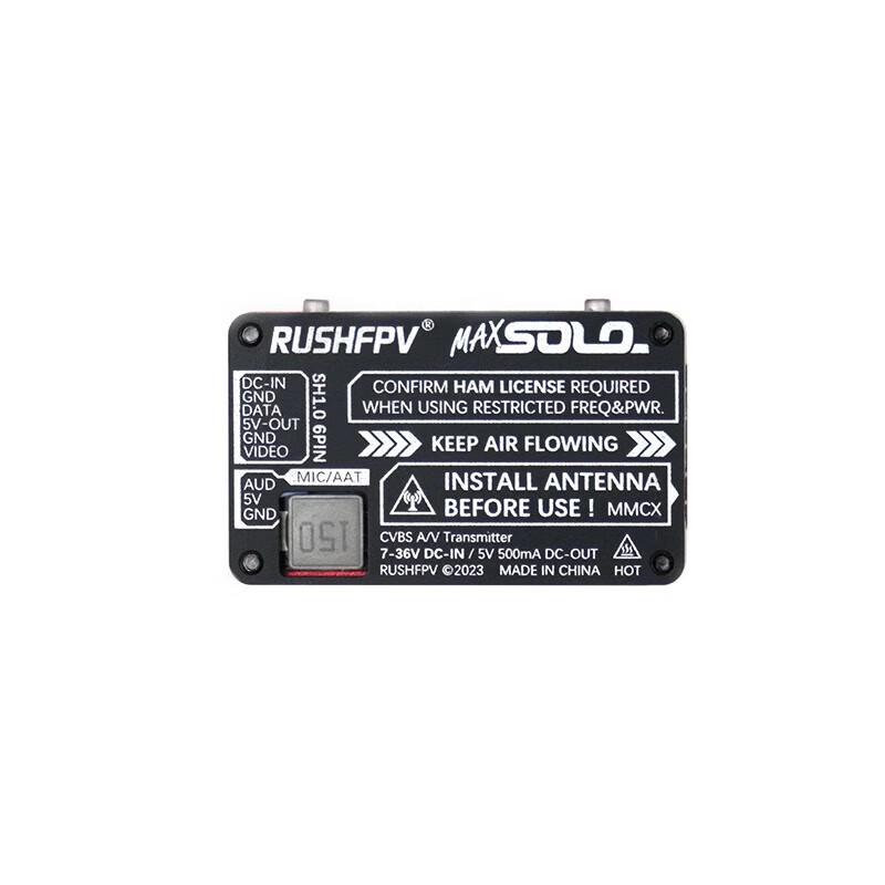 RUSHFPV MAX SOLO XBAND 4.9G Analog FPV VTX