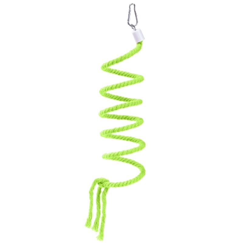 Bird Training Toy Climbing Parrots Swing Gym Toy for Parakeets Cockatiel 1 зелёный
