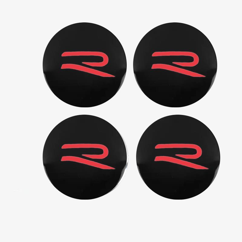 Car Wheel Center Cover Hub Caps Decal Badge Stickers for VW Volkswagen MK6 Golf 6 Golf 7 Passat Tiguan Polo HYNS-D186 zf6