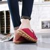 New Moccasins Women Flats  Autumn Woman Loafers Genuine Leather Female Shoes Slip On Ballet Bowtie Women's Shoes Big Size