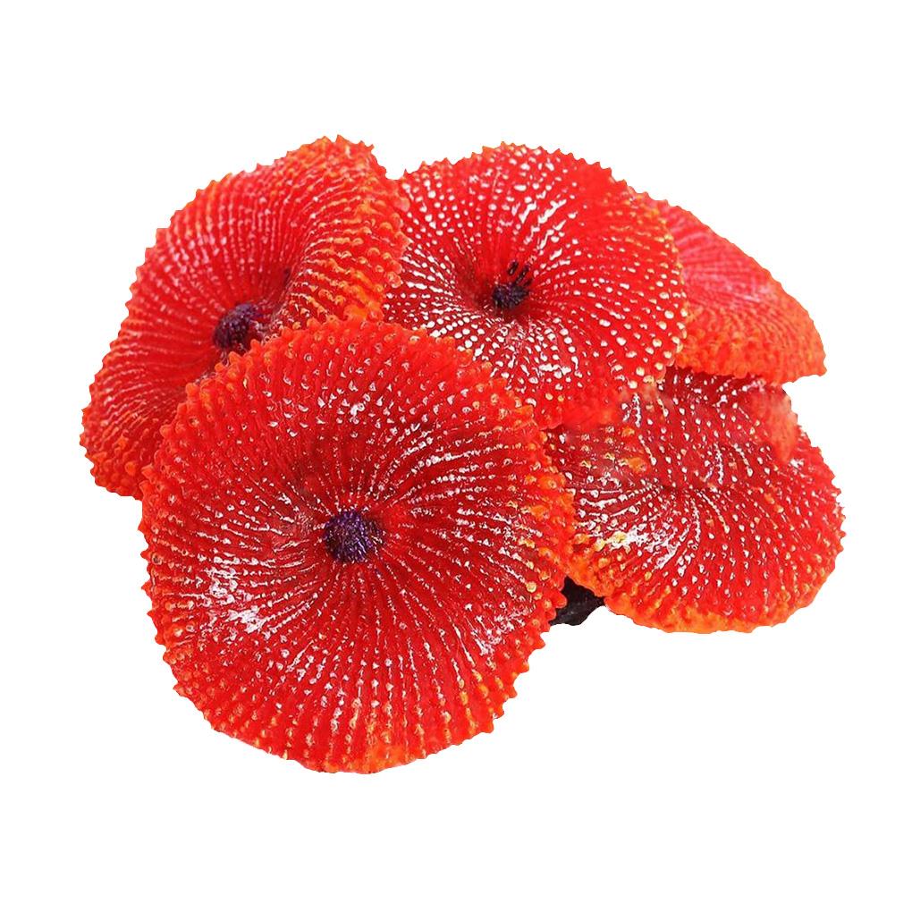 Аквариум Искусственный Коралл Аквариумный Пейзаж Украшение Растение Симуляция Яркий Мягкий Коралл Украшение Ванна Декоративные Украшения