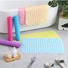 7 Colors 4 Sizes PVC Large Toilet Bathroom Bathtub Safety Shower Non-slip Bath Rug with Suction Cups Floor Mat Massage Cushion
