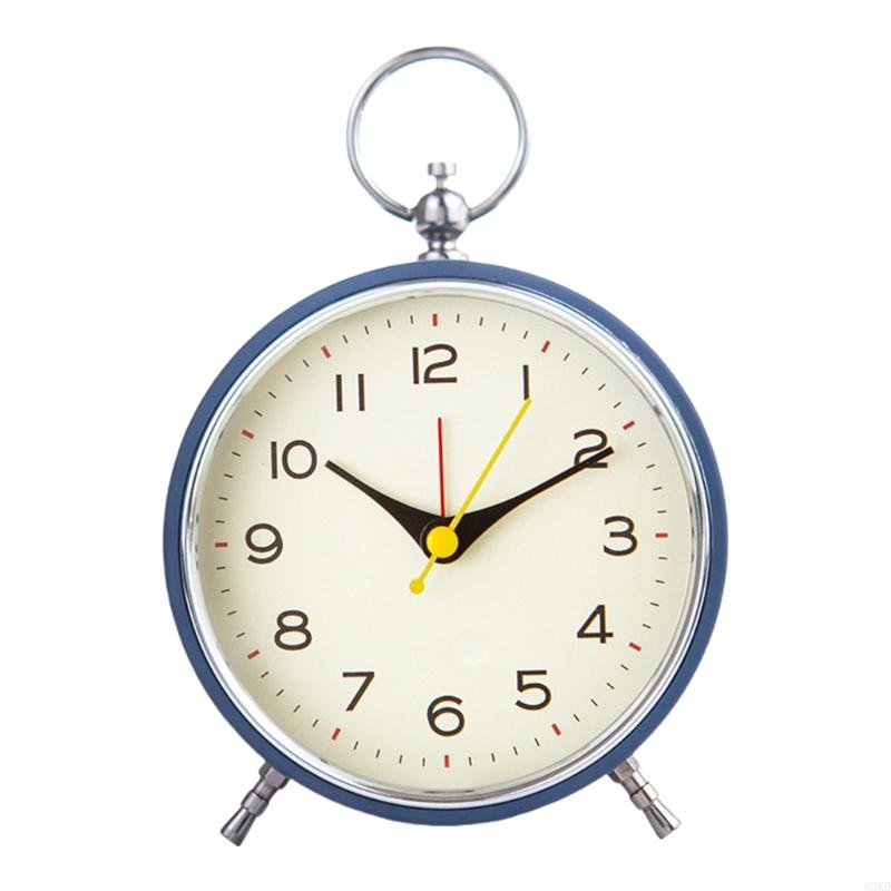 62KD Decorative Classical Alarm Clock with Nightlight for Bedroom Snooze Feature