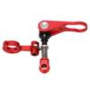 Quick Release Bike Seatpost Clamp Handle And Rear Frame Clip Aluminum Alloy for Brompton Folding Bike Anodize Red