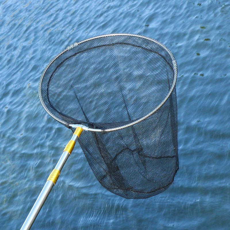 Stainless Steel Telescopic Fishing Rod and Landing Net Set