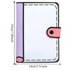 A6 Accounting Book 100Sheets Loose Leaf Notebook Multi-function PU Leather Notebook  Stationery
