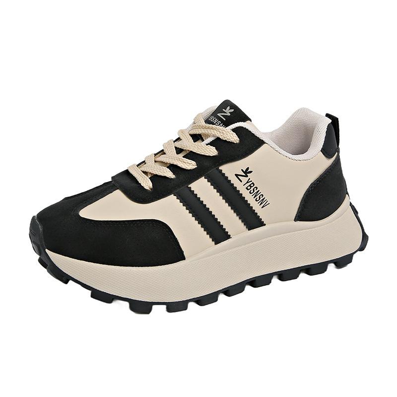 New Dad Shoes Women's Spring Student Sports Running Shoes Casual Shoes with Heightened Thick Soles