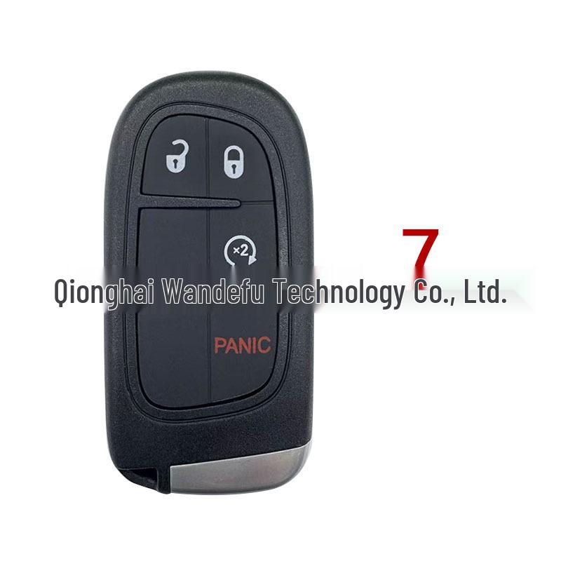 Key Shell for Jeep, Chrysler, Dodge, RAM, and Durango