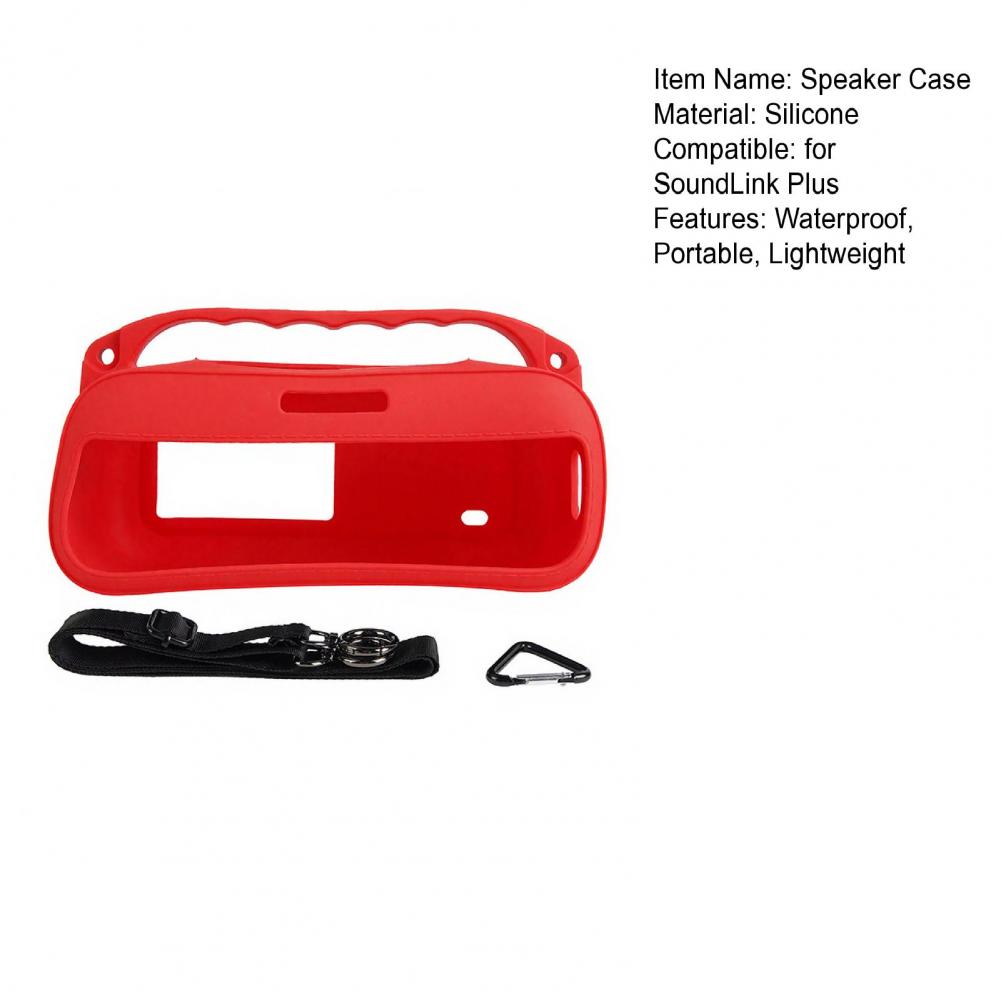 Thickened Speaker Cover Speaker Protective Case Silicone Protective Speaker Case for Soundlink Plus 7 Waterproof Cover