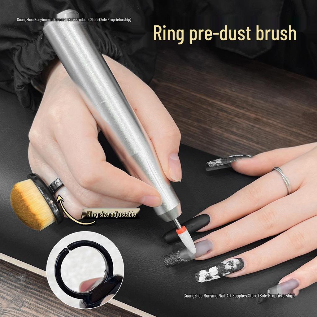 Portable Nail Dust Cleaning Brush for Manicure