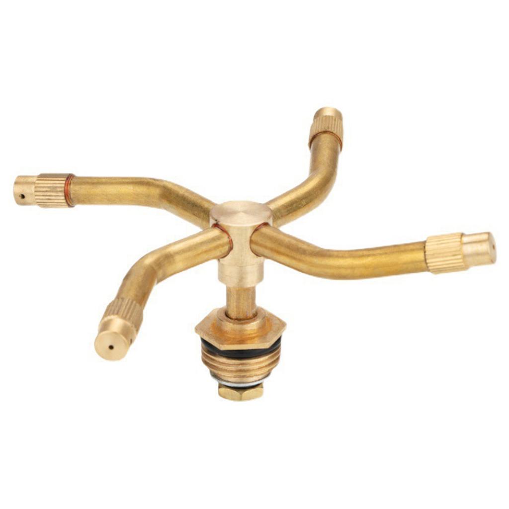 3/4 Arm 360 Degree Automatic Rotarys Sprayers Irrigation System Sprinkler Head Garden Plants Large Area Coverage Sprinklers