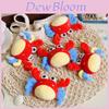 Plush Crab Keychain Toy With Polyester Filling For Kids And Adults