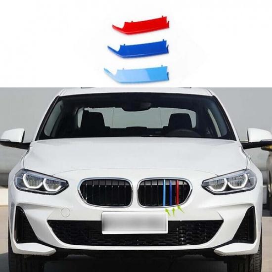 Декоративная решетка радиатора передняя центральная для BMW 1 серии, три цвета M, 2016- Накладка