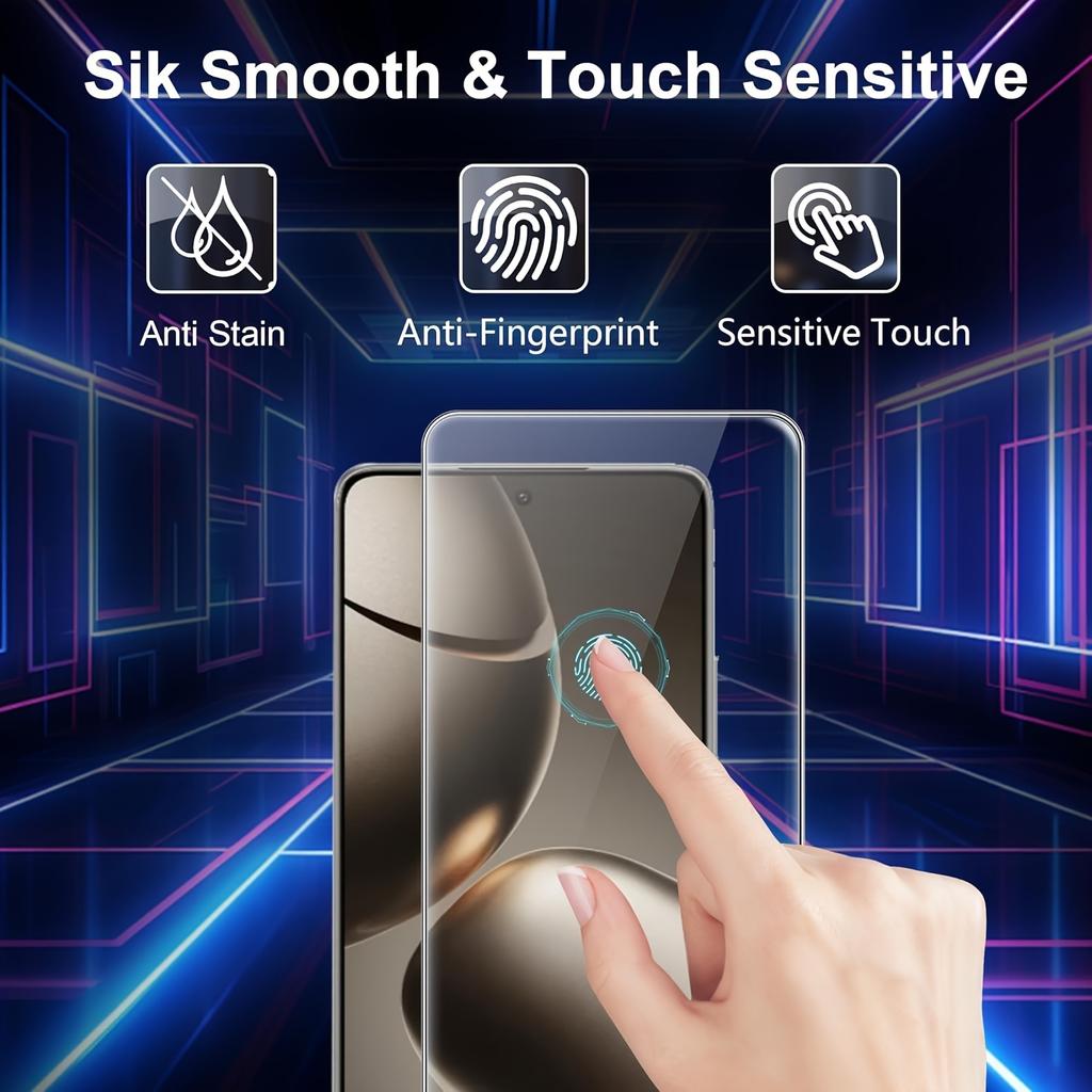 3in1 [2+1 Pack] for Xiaomi 15T Case +[2 Pcs] Tempered Glass Screen Protector+ 1 Pc Clear TPU Shockproof Soft Phone Case Cover Anti-Scratch