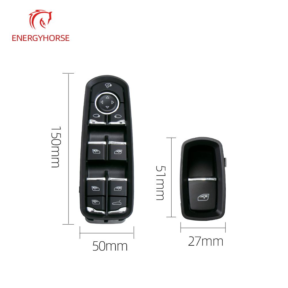 New High Quality Car Power Window Control Switch For Porsche Panamera Cayenne Macan 7PP959855C 7PP959858RDML