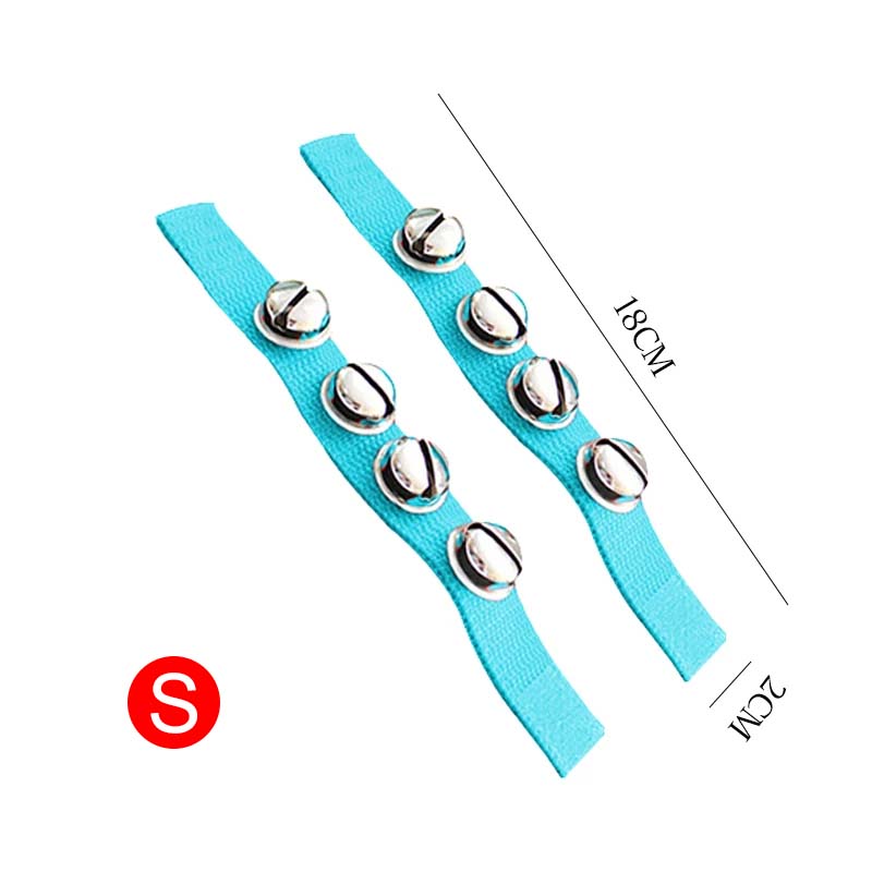 2 peças/conjunto Sino de Pulso Colorido Brinquedo Instrumentos Musicais Adequado para Iniciantes Iluminação Musical Lazer Entretenimento Adereços TMZ