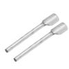 2Pcs Half Round Leather Cutter Tool Steel Punch Craft Tools Set Kit for Belt Strap15mm