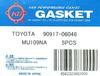 K.P Gasket, EX Muffler Gasket for Toyota Cars, 2.0 x 2.6 x 0.18 inches
