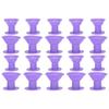 20 Pcs Soft Silicone Hair Curlers Set - Heatless Self Grip Curlers In Small and Large Sizes for All Hair Types, Portable and DIY Styling