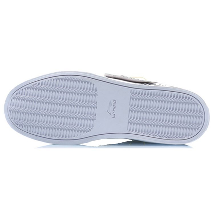 Li Ning CF Wrap Warm Non-Slip Low-Top Skate Shoes Men Sneakers White Blue AGCQ309-3