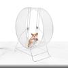 Hamster Exercise Wheel Running Toy Pets Supplies Round with Rack Jogging Roller