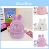Adorable Cartoon Plush Backpack For Kids Featuring Cute Bunny Design Perfect For Preschoolers