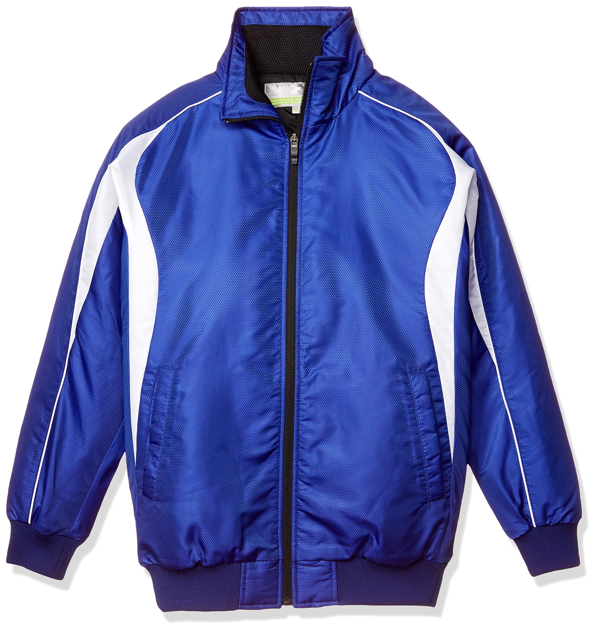 

Куртка Junior Ground Coat Front Full ZIP Boys D Blue x White Japan 140 to Japan size [SSK] (набивка) (6310) (эквивалент 140)