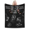 Chris Brown And Usher The Rb Tour Blanket Warm Soft Plush Throw Blanket For Girls Boys Couch Bed Flannel Bedspread Bed