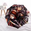 1pc Naruto Automatic Folding Umbrella, Sturdy And Durable Automatic Folding Umbrella with 8 Ribs,  a0911028