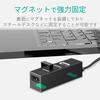 ELECOM USB Hub 2.0 Self-Powered 4 Ports Functional 1m MacBook/Surface Pro/Chromebook and Other Laptops Compatible with Nintendo Switch Black U2H-TZ427