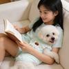 Ruffled Collar Dog Lace Vest Thin Soft Dog Short Sleeve Comfortable Fit Pet Outfits  For Small Dogs