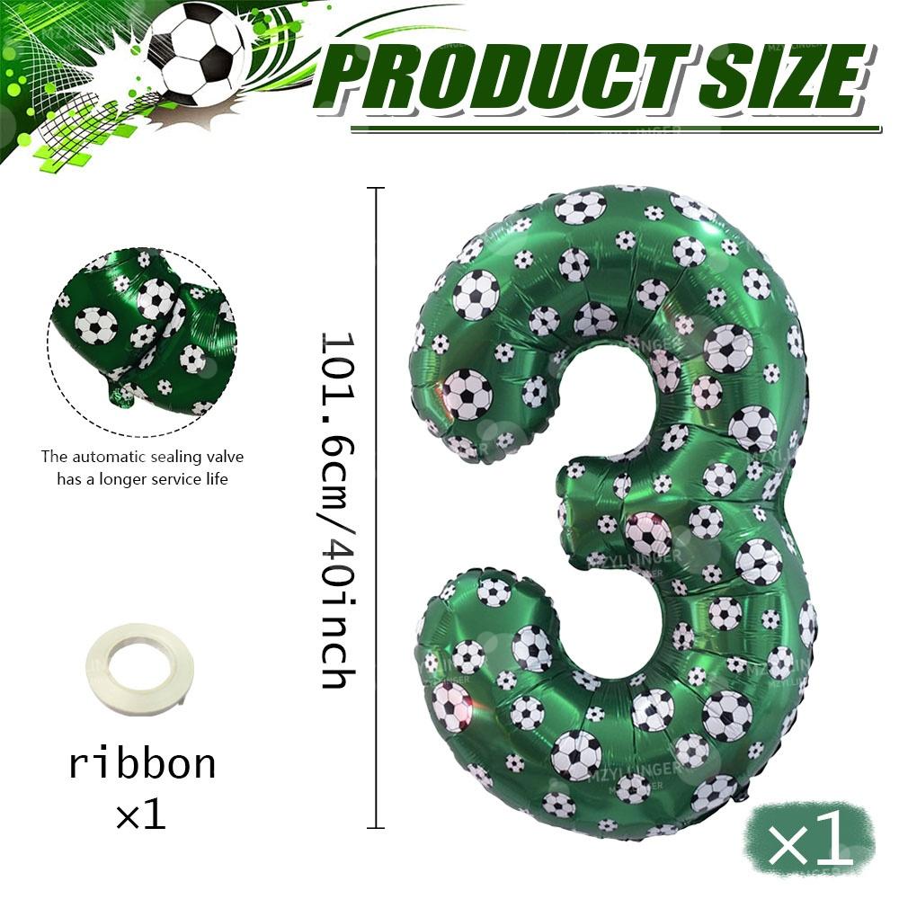 40inch Football Print Digital Balloon Football Print Birthday Party Decoration Competition Venue Layout Digital Balloon0-9