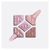 Dior 5‑Shades Quilted Eyeshadow Palette #855 Rose Moiré Luxury Matte Shimmer Eye‑Make‑Up Palette With Double Makeup Brushes