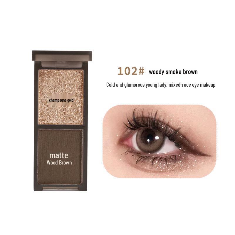 

Палетка двухцветных металлических матовых теней для век Biya Smokey Punk с высокой стойкостью (Водостойкий и устойчивый к поту)