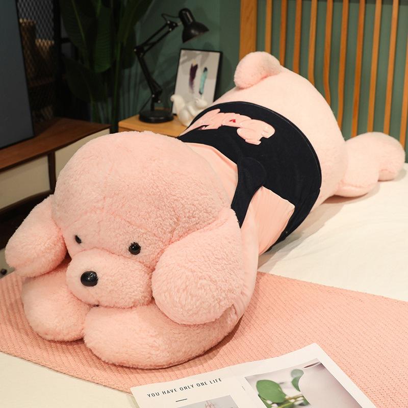 Large Couple Lying Down Dog Throw Pillow Plush Toy Doll Dog Doll Girl Company Soothing Doll
